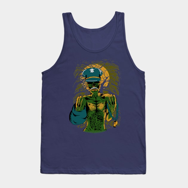 Zombie Police Tank Top by Candy Store